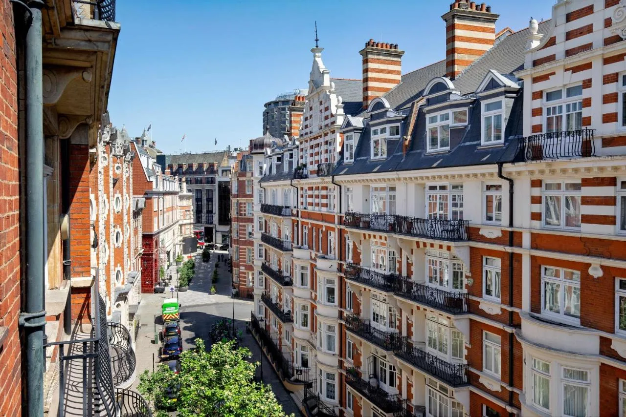 a view of Basil Street with buildings near The Capital Hotel, Apartments & Townhouse in Knightsbridge